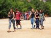 Alumnes arribant
